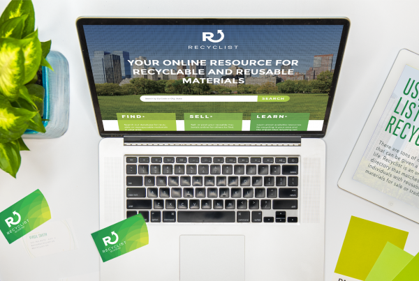 Branding and name generation for Recyclist, an online platform and resource for buying, selling and trading reusable and recyclable materials.